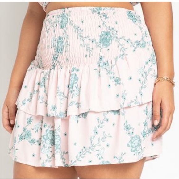 Eloquii 2 Piece Set- A Fine Romance- Size 14 Top Size 16 Skirt - Picture 3 of 11